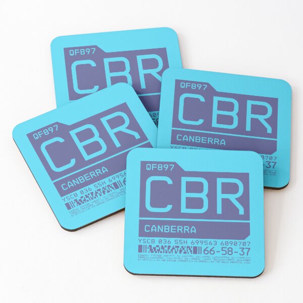 Artikelvorschau, Luggage Tag C - CBR Canberra Australia entworfen und verkauft von VoodooCircus.