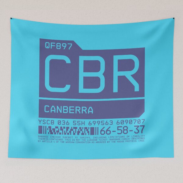 Item preview, Luggage Tag C - CBR Canberra Australia designed and sold by VoodooCircus.