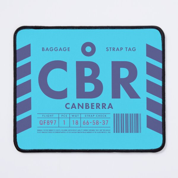 Item preview, Luggage Tag D - CBR Canberra Australia designed and sold by VoodooCircus.