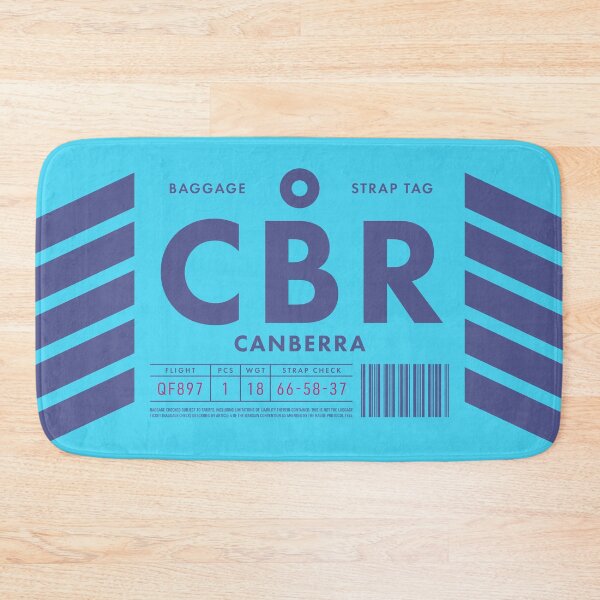 Item preview, Luggage Tag D - CBR Canberra Australia designed and sold by VoodooCircus.