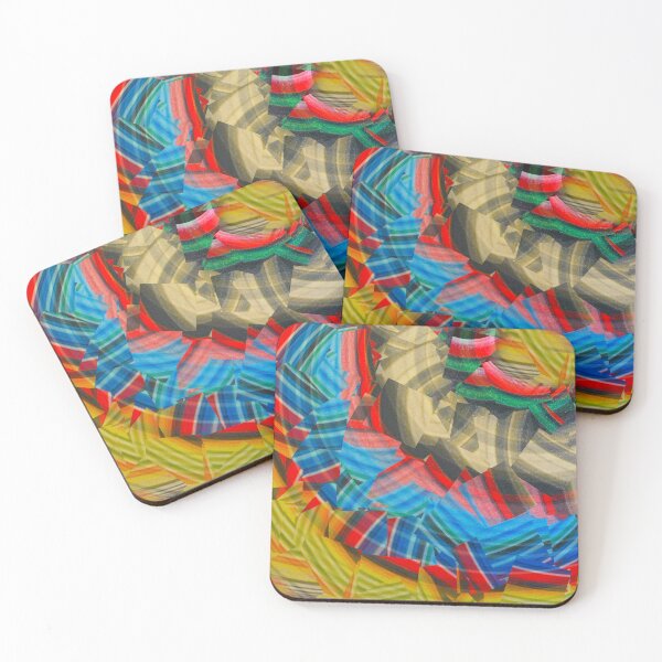 Item preview, Colourful Cubist Modern Design designed and sold by KALEIDOSCOPE UK.