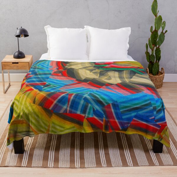 Aperçu de l'œuvre Colourful Cubist Modern Design créée et vendue par KALEIDOSCOPE UK.