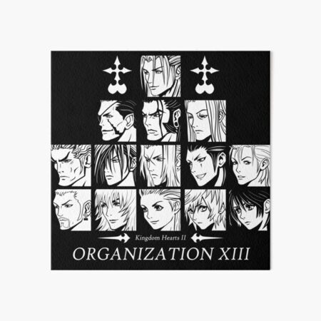 Vista previa del artículo con la obra «Kingdom hearts II Organización 13», diseñado y vendido por Tvrs01001.
