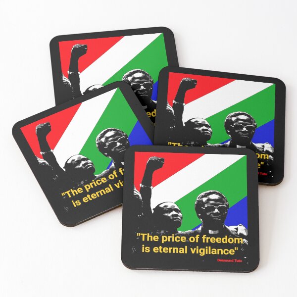 Item preview, Desmond Tutu quote - "The price of freedom is eternal vigilance" designed and sold by Tony Cisse.