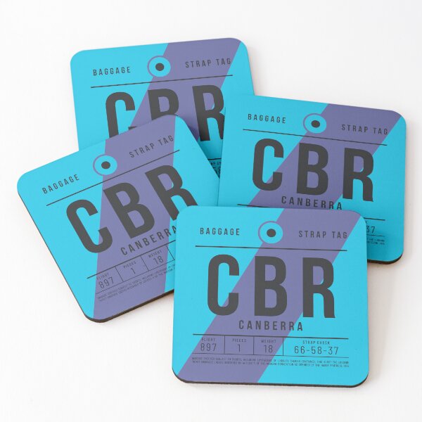 Item preview, Luggage Tag E - CBR Canberra Australia designed and sold by VoodooCircus.