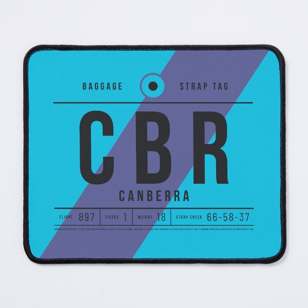 Item preview, Luggage Tag E - CBR Canberra Australia designed and sold by VoodooCircus.