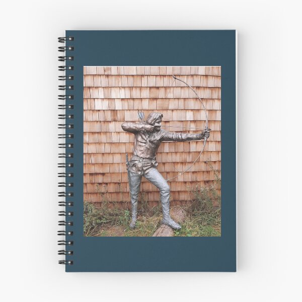 Item preview, Robin Hood Statue, Sherwood Forest Graphic  designed and sold by doodlebead.