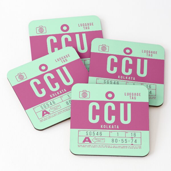 Artikelvorschau, Luggage Tag B - CCU Kolkata India entworfen und verkauft von VoodooCircus.