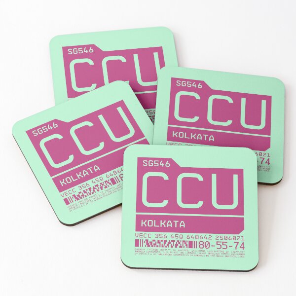 Artikelvorschau, Luggage Tag C - CCU Kolkata India entworfen und verkauft von VoodooCircus.