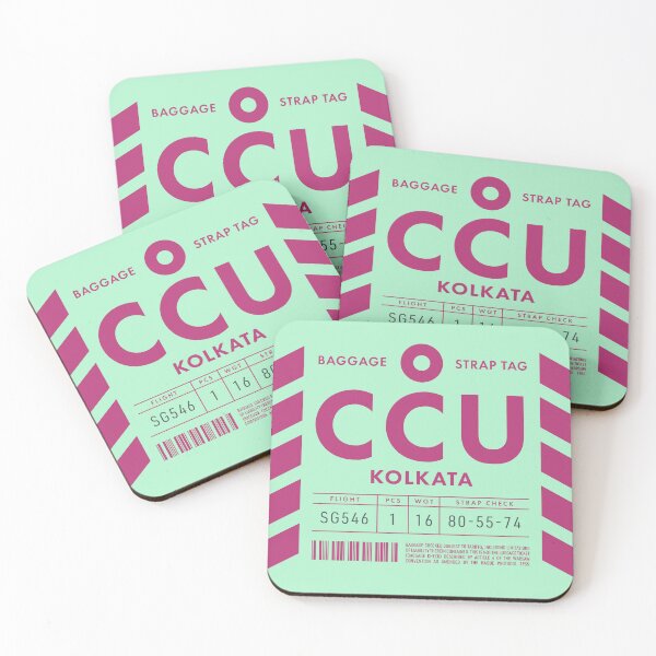 Artikelvorschau, Luggage Tag D - CCU Kolkata India entworfen und verkauft von VoodooCircus.
