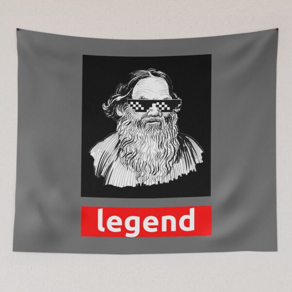 Artikelvorschau, Leo Tolstoy - Famous Figure Legend Classic entworfen und verkauft von DorothyBuckler.