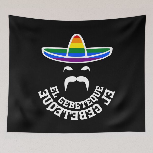 Item preview, LGBTQ - El prayereque (white and flag on color verison) designed and sold by MaesterAemon.