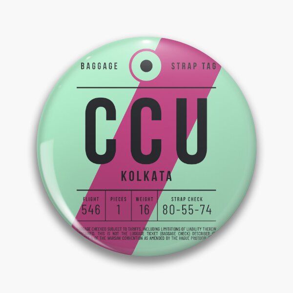 Item preview, Luggage Tag E - CCU Kolkata India designed and sold by VoodooCircus.
