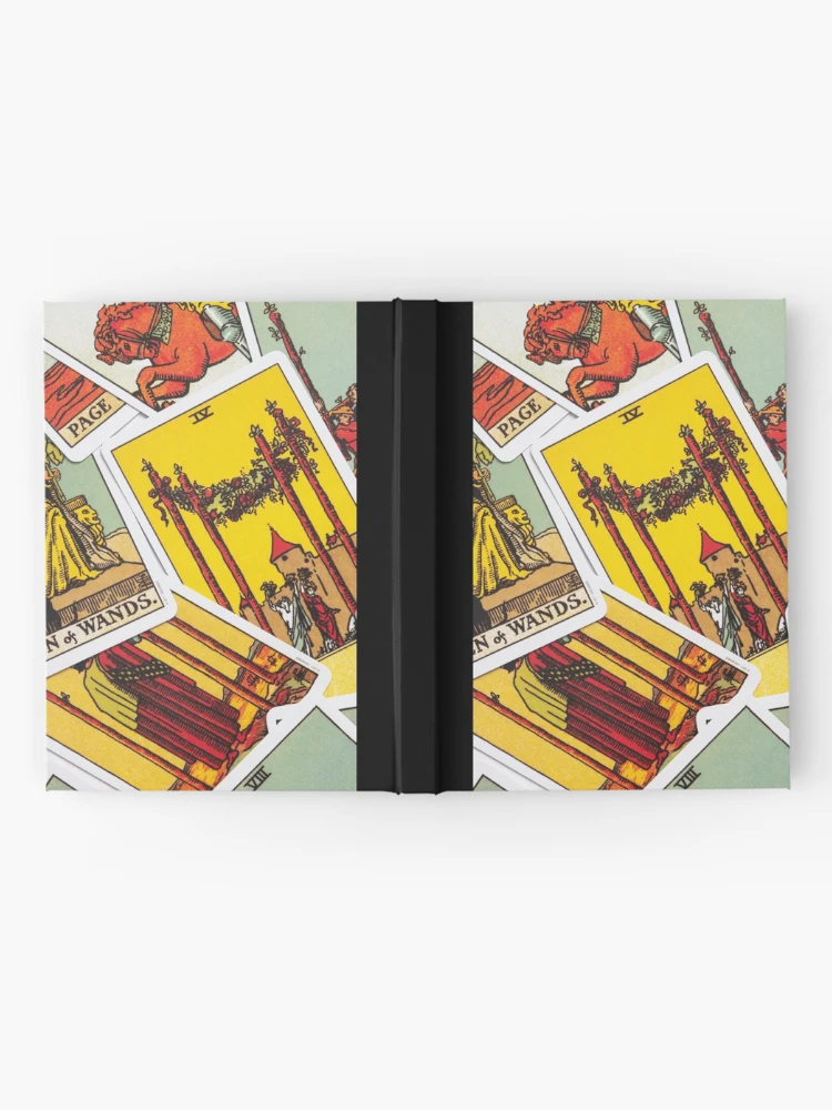Thumbnail 2 of 3, Journal, Colorful Tarot Cards Pattern designed and sold by Doide.