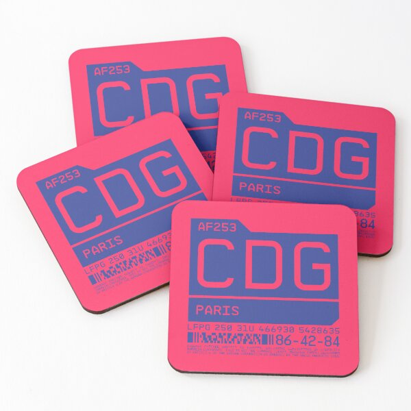 Item preview, Luggage Tag C - CDG Paris France designed and sold by VoodooCircus.
