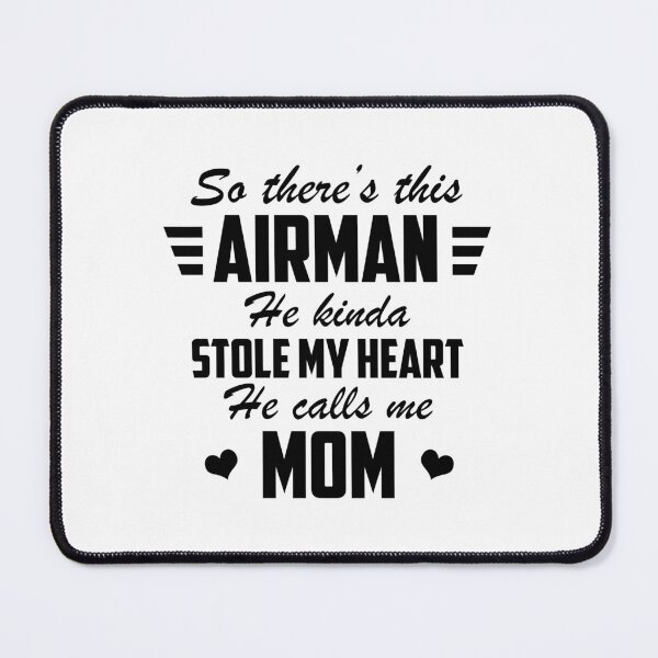 Item preview, My Favorite Airman Calls Me Mom - best gift for heart mom military mother's day son designed and sold by AitchDesigns.