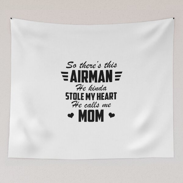 Item preview, My Favorite Airman Calls Me Mom - best gift for heart mom military mother's day son  designed and sold by AitchDesigns.