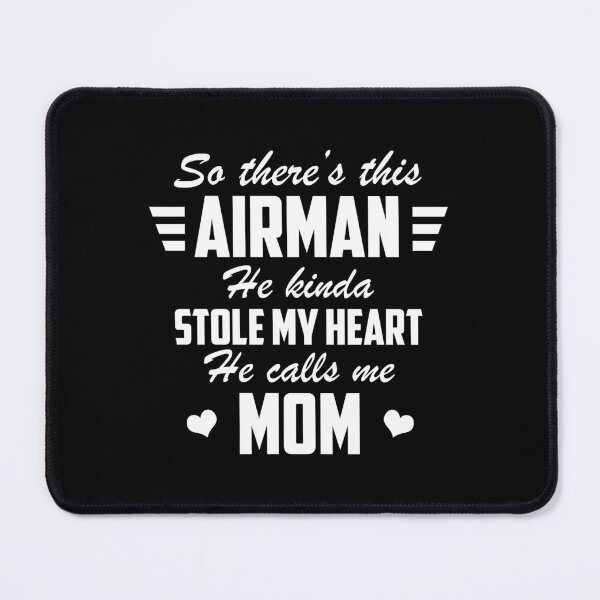 Item preview, My Favorite Airman Calls Me Mom - best gift for heart mom military mother's day son designed and sold by AitchDesigns.