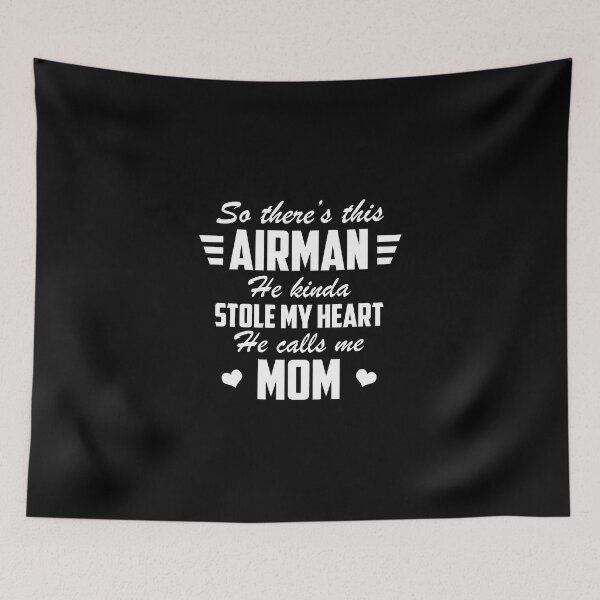 Item preview,  My Favorite Airman Calls Me Mom - best gift for heart mom military mother's day son  designed and sold by AitchDesigns.