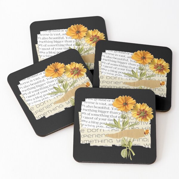 Item preview, Sunflower with an old paper designed and sold by TypeWrite.