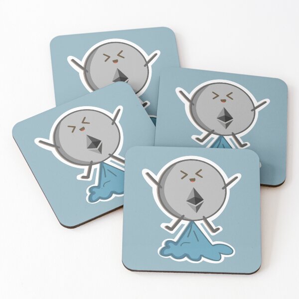 Item preview, Crypto Cute kawaii Ethereum coin - to the moon designed and sold by Crypmetal.