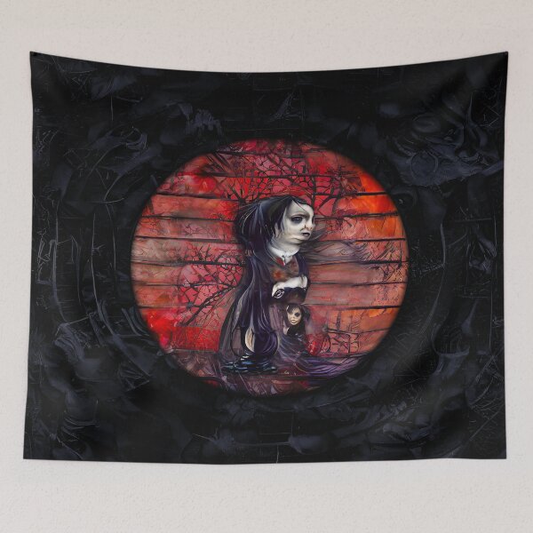 Item preview, Nightmare World | Goth Family | Beautiful Nightmare | Nightmare Moon | Horror Stuff | TM11 designed and sold by Haunted-Attic.