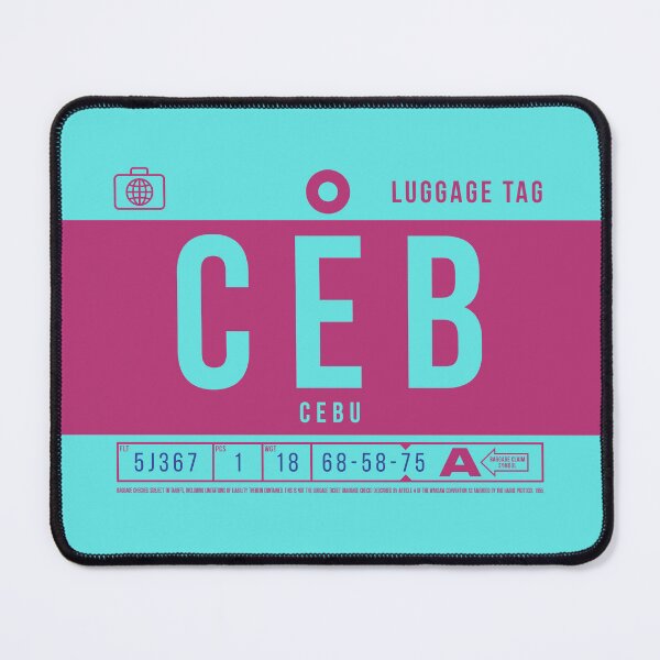 Item preview, Luggage Tag B - CEB Cebu Philippines designed and sold by VoodooCircus.