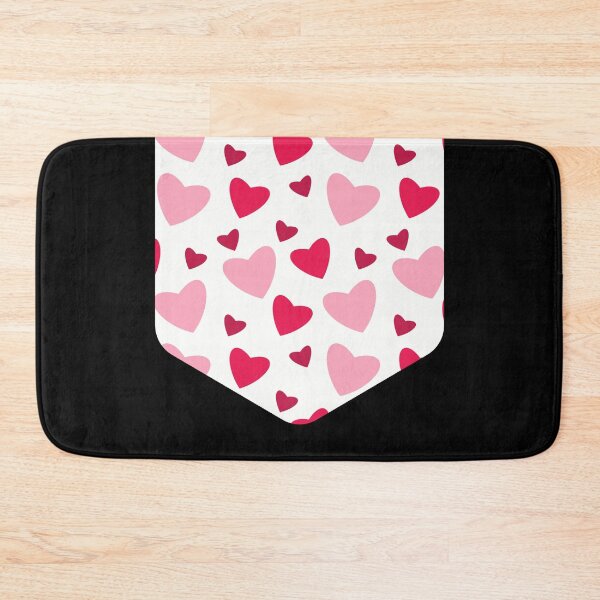 Item preview, Pink Red Hearts Pocket Print  designed and sold by edwinvisuals.