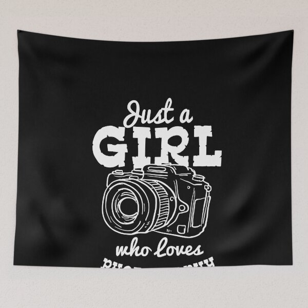 Artikelvorschau, Just A Girl Who Loves Photography Photographer entworfen und verkauft von TobyLewis1592.