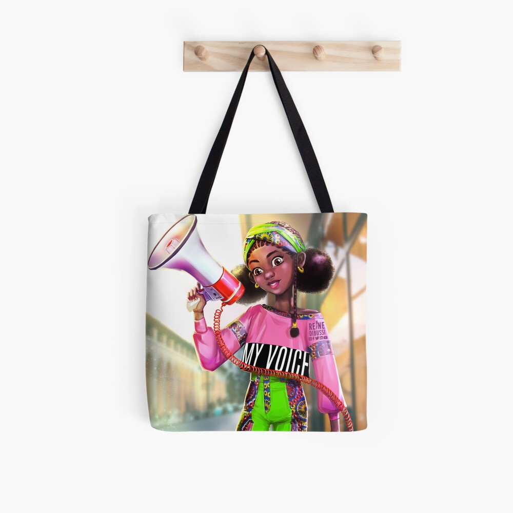 Aperçu de l'œuvre Tote bag doublé créée et vendue par Reine-Dibussi.