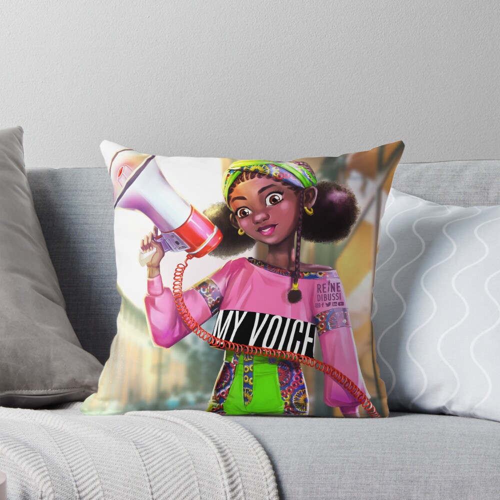 Aperçu de l'œuvre Coussin créée et vendue par Reine-Dibussi.