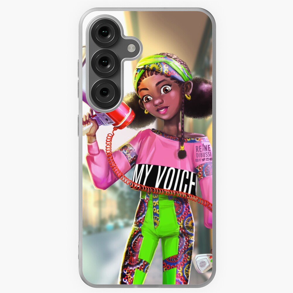 Aperçu de l'œuvre Coque souple Samsung Galaxy créée et vendue par Reine-Dibussi.