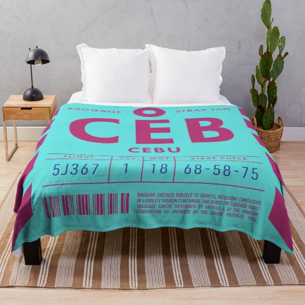 Item preview, Luggage Tag D - CEB Cebu Philippines designed and sold by VoodooCircus.