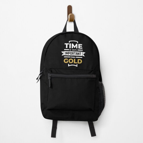 Item preview, Time is more Important than Gold - (White with Gold) designed and sold by ResuWreck.