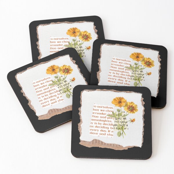 Item preview, Sunflower with an old paper designed and sold by TypeWrite.