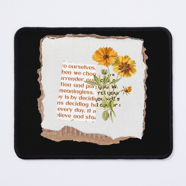Item preview, Sunflower with an old paper designed and sold by TypeWrite.