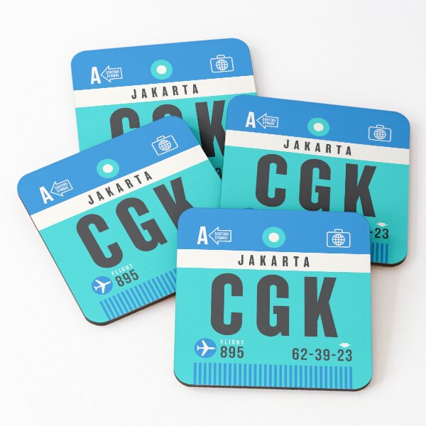 Item preview, Luggage Tag A - CGK Jakarta Indonesia designed and sold by VoodooCircus.