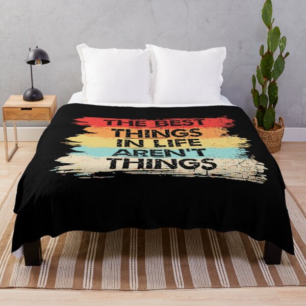 Item preview, The Best Things in Life Aren't Things Motivational Quotes designed and sold by ShaneGuzman.