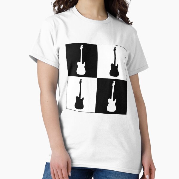 Item preview, Telecaster Silhouette Pattern (Monochrome) designed and sold by halveflower.