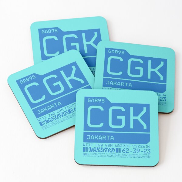 Item preview, Luggage Tag C - CGK Jakarta Indonesia designed and sold by VoodooCircus.