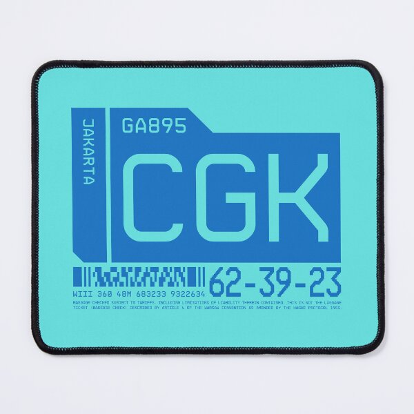 Item preview, Luggage Tag C - CGK Jakarta Indonesia designed and sold by VoodooCircus.
