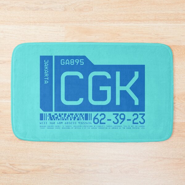 Item preview, Luggage Tag C - CGK Jakarta Indonesia designed and sold by VoodooCircus.