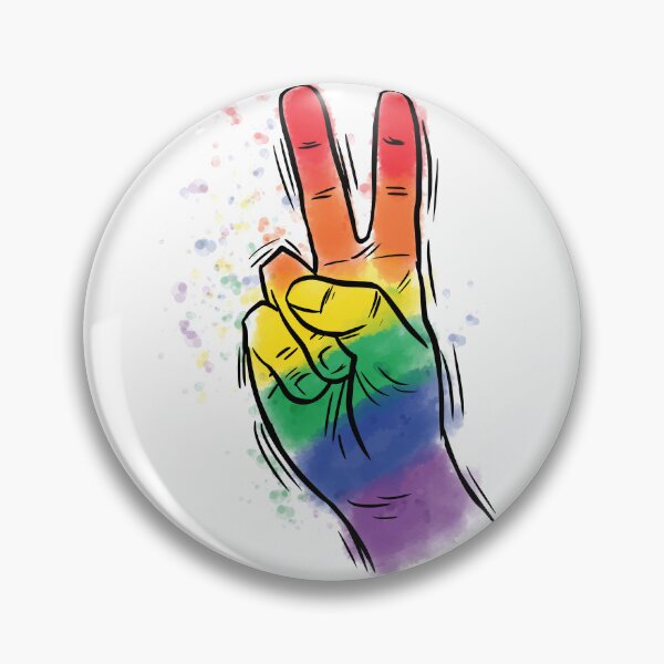 Item preview, World Pride Peace Hand designed and sold by Concetta Kilmer.