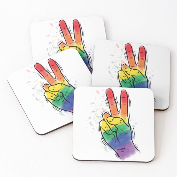 Item preview, World Pride Peace Hand designed and sold by Concetta Kilmer.