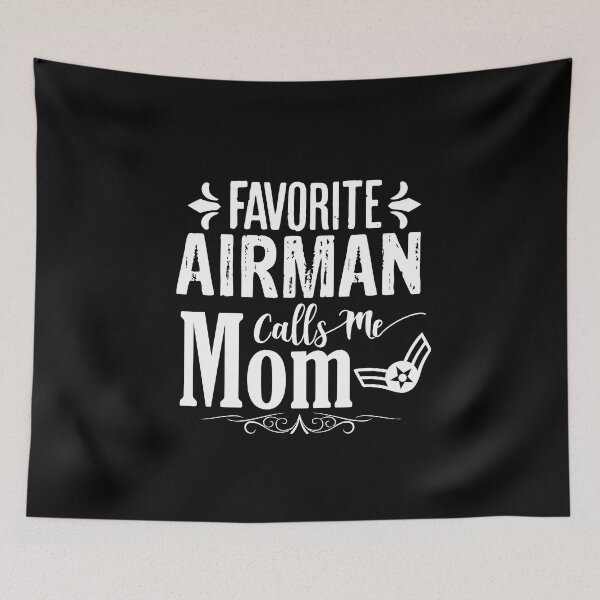 Item preview,  My Favorite Airman Calls Me Mom - best gift for heart mom military mother's day son  designed and sold by AitchDesigns.