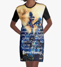 Kingdom Hearts shirt funny quote Graphic T-Shirt Dress