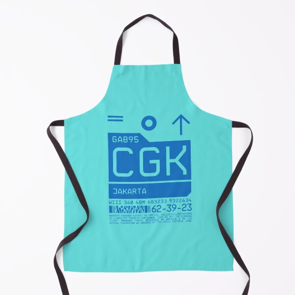 Item preview, Luggage Tag C - CGK Jakarta Indonesia designed and sold by VoodooCircus.