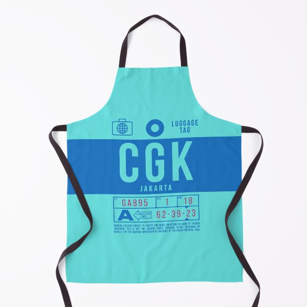 Item preview, Luggage Tag B - CGK Jakarta Indonesia designed and sold by VoodooCircus.