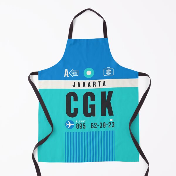 Item preview, Luggage Tag A - CGK Jakarta Indonesia designed and sold by VoodooCircus.