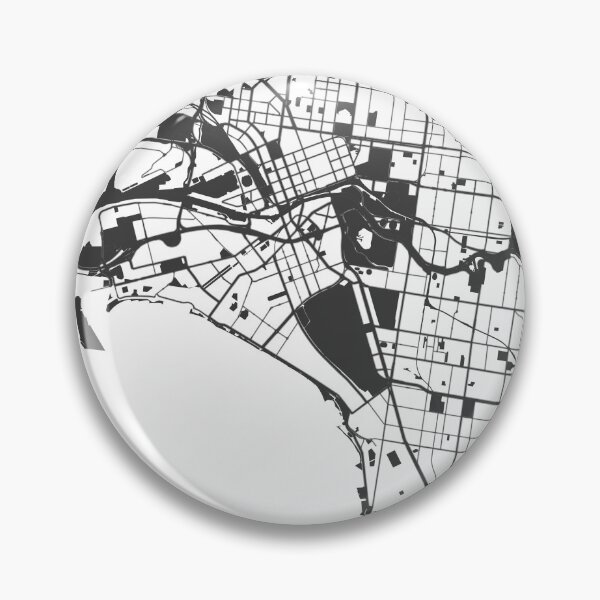 Item preview, Melbourne Map Art Black white Australia designed and sold by EpicMaps.